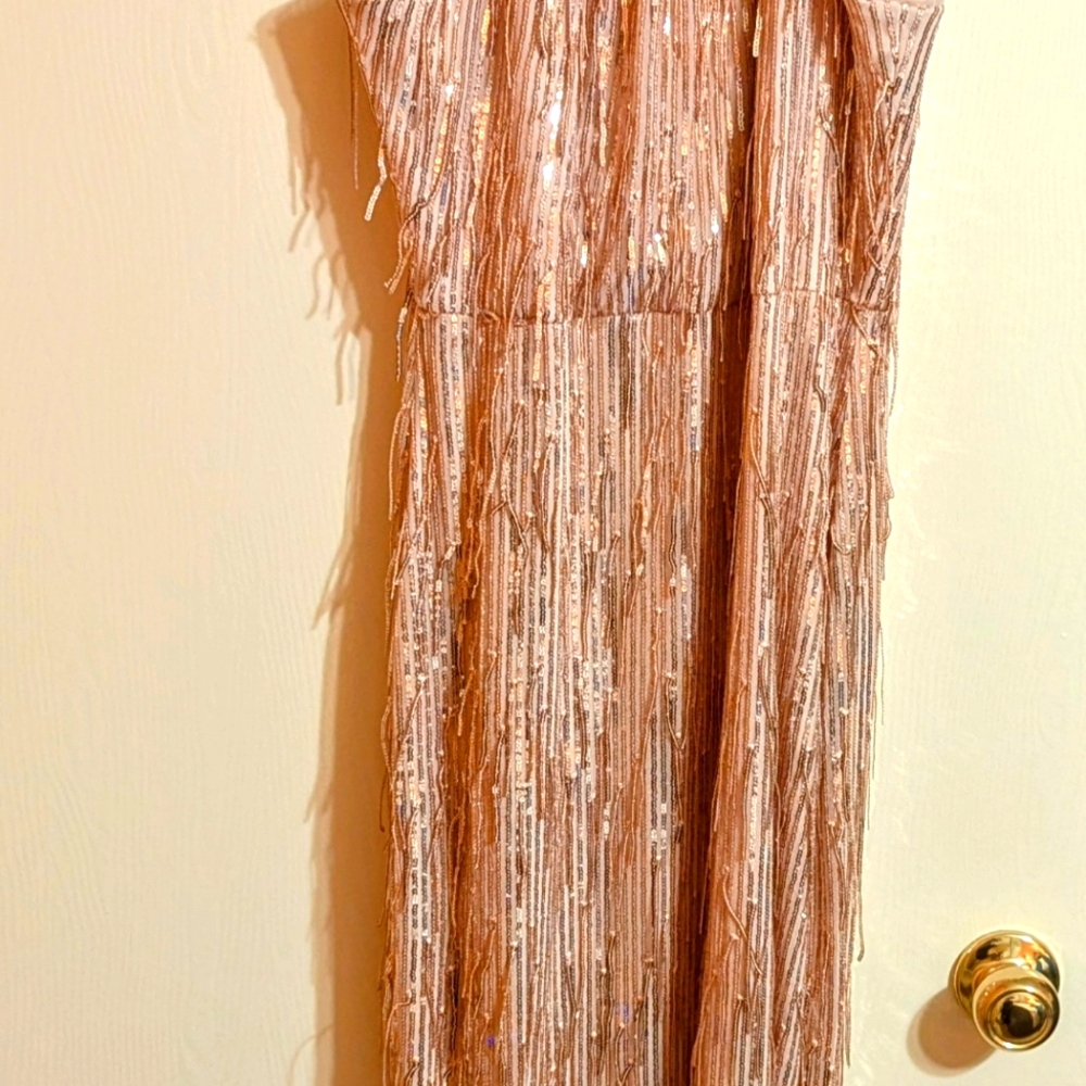 Gold Tassel Dress